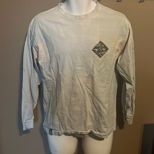 Salty crew acid wash distressed long sleeve
